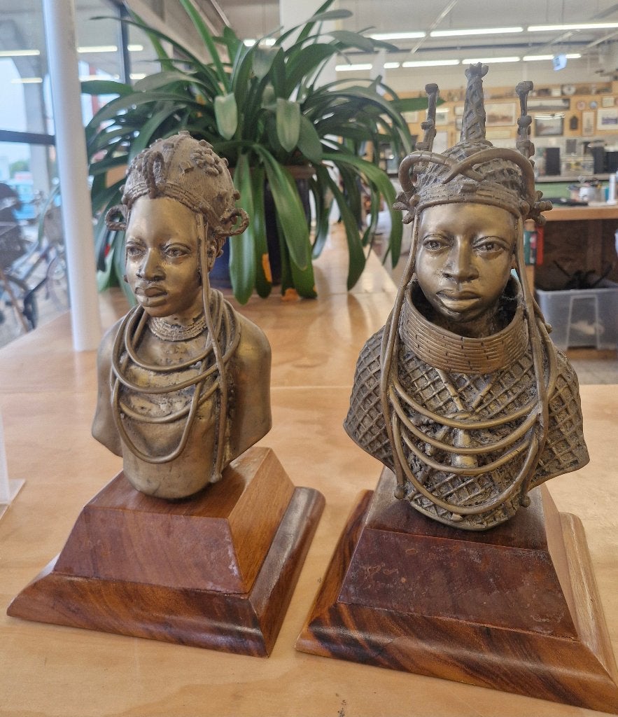 Benin Bronze Sculpture, Antiek en Kunst, Ophalen of Verzenden