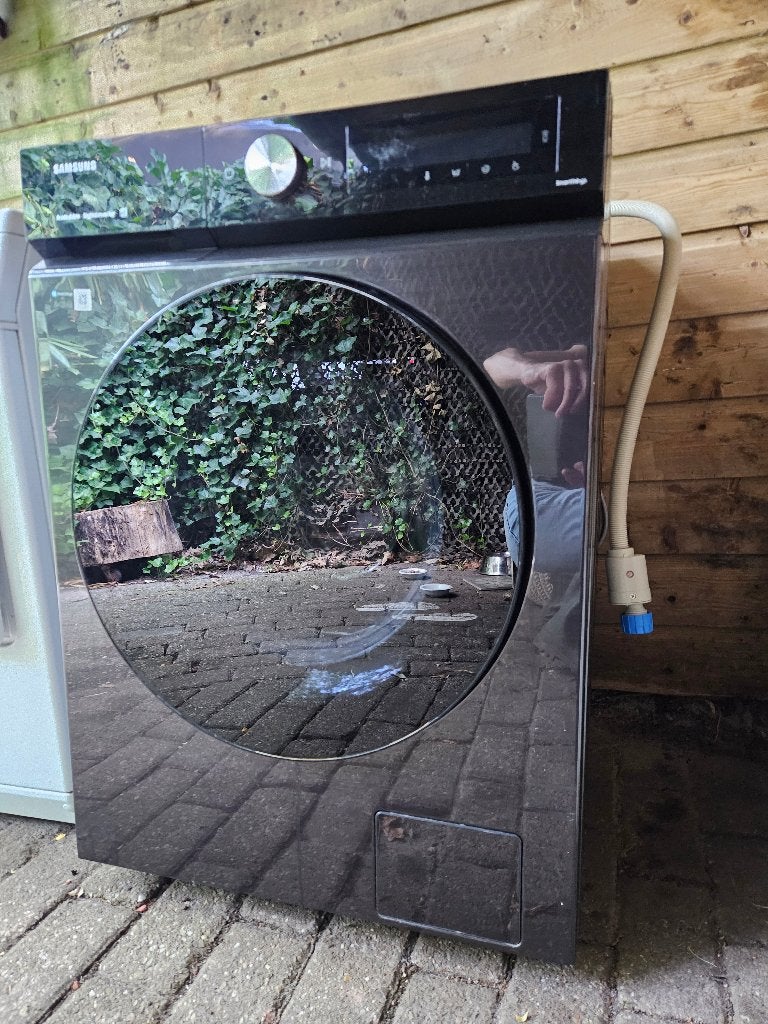 Samsung Wasmachine zwart, Ophalen, 1200 tot 1600 toeren, Gebruikt, 8 tot 10 kg