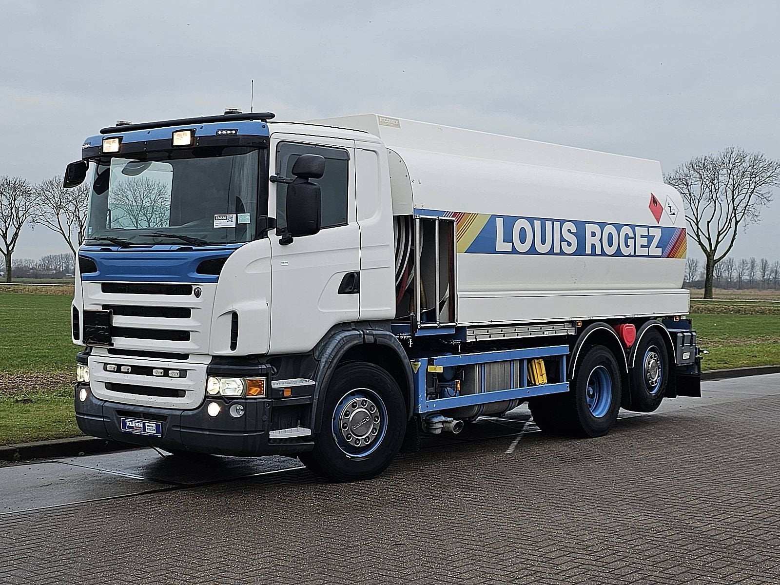 SCANIA G380 atcomex 18000l fuel, Auto's, Automaat, Scania, Wit, Bedrijf