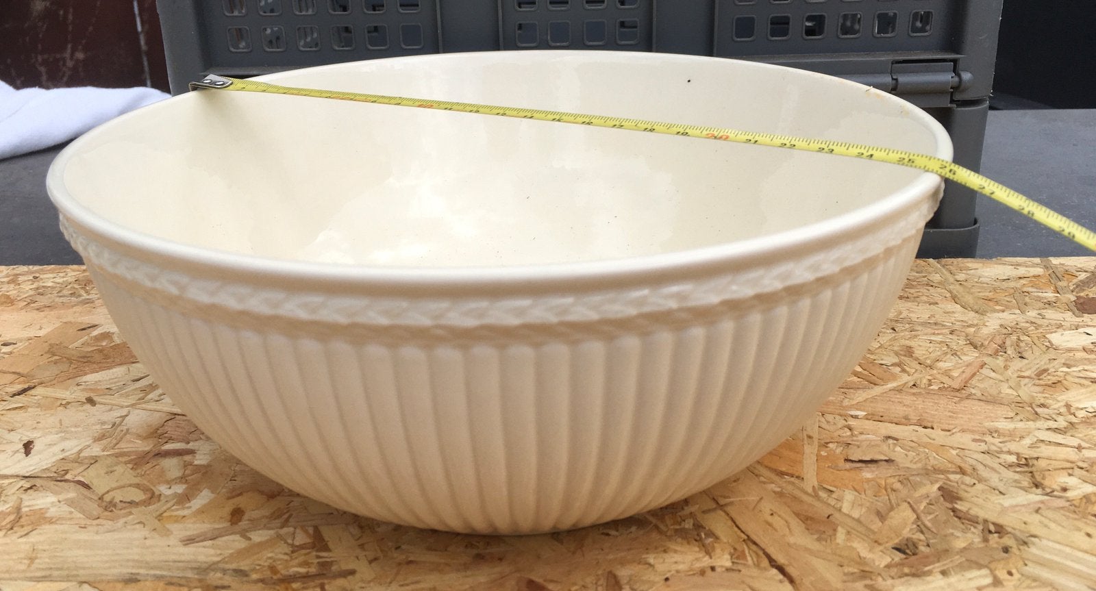 Salade kom wedgwood 24 cm, Nieuw, Ophalen of Verzenden, Kom(men), Wedgwood