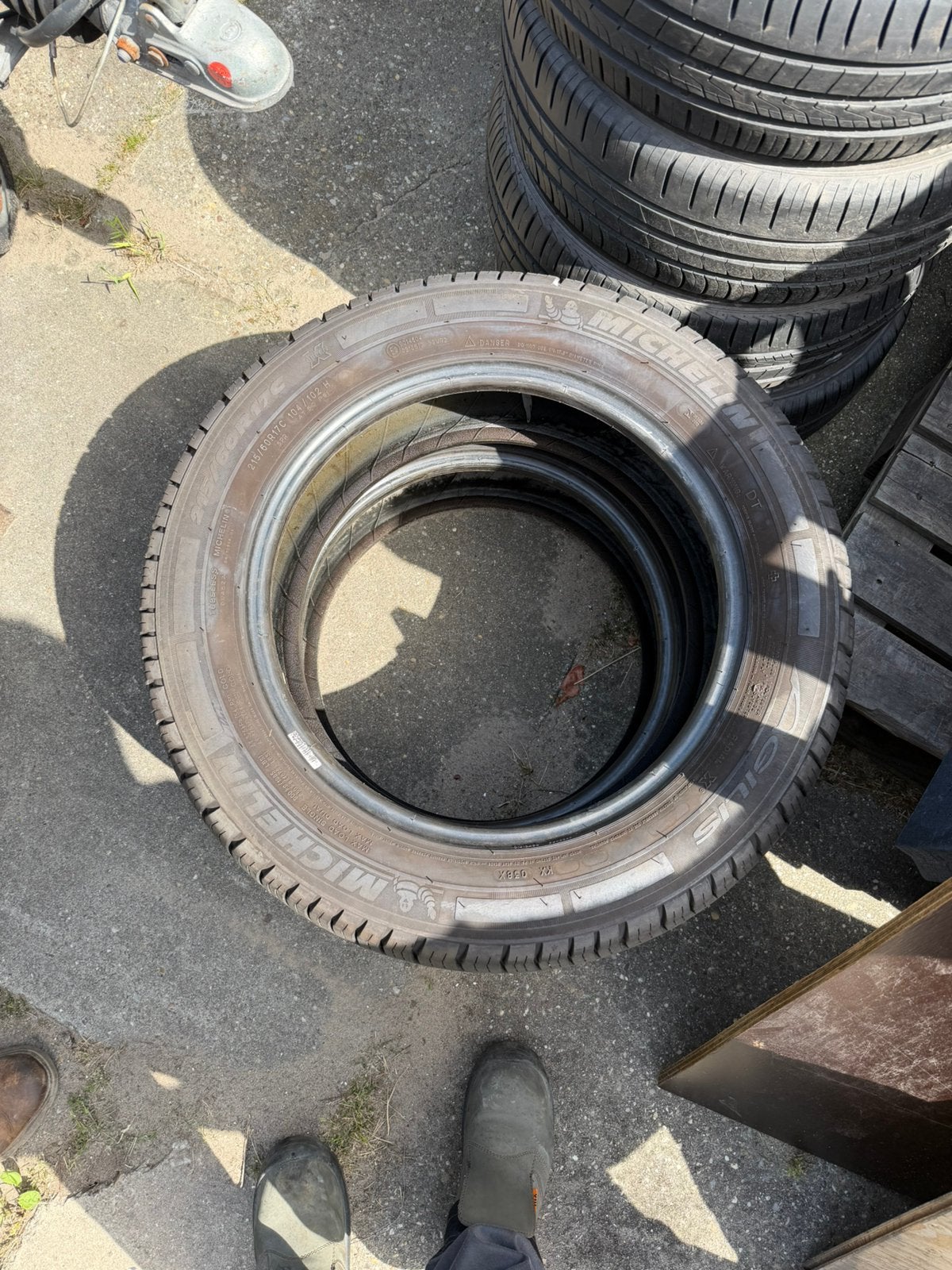 Michelin band 215/60/r17c, Ophalen, 215 mm, 17 inch, Band(en)