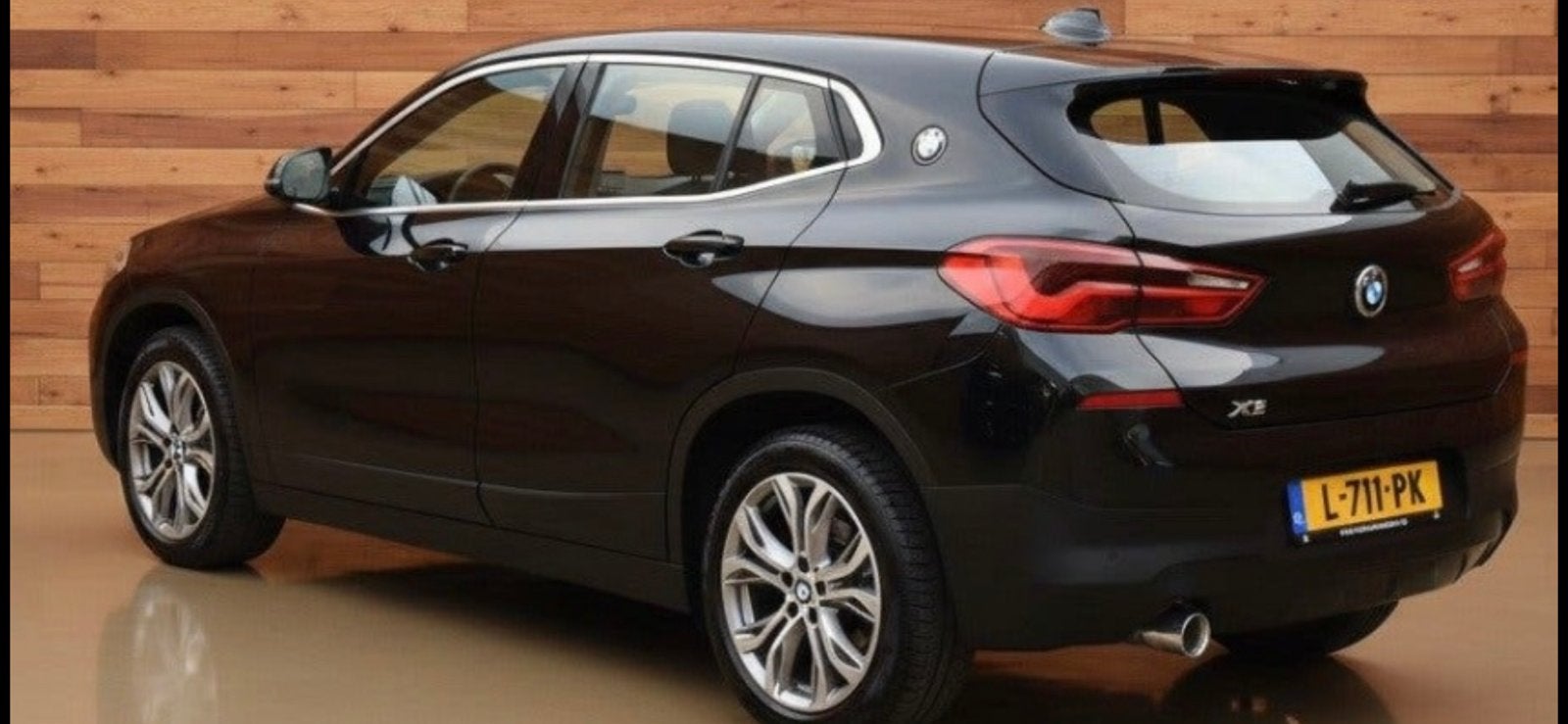 BMW X2 Sdrive18i 140pk Aut 2019 Zwart, Auto's, X2, Zwart, Zwart, 75 €/maand