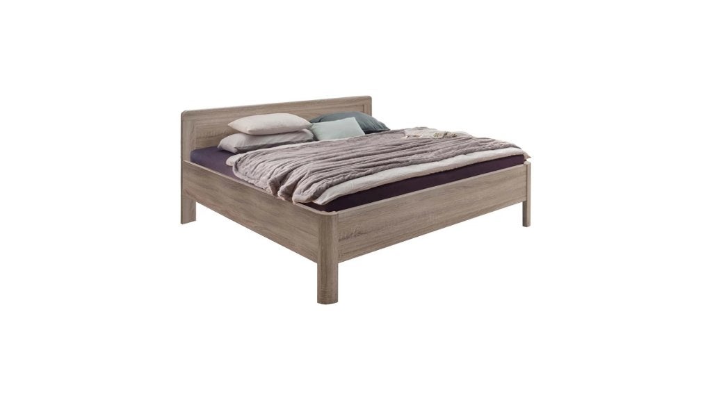 Hoog-laag bed - ideaal voor zorg of comfort, Ophalen, Verstelbaar, Bruin, Tweepersoons
