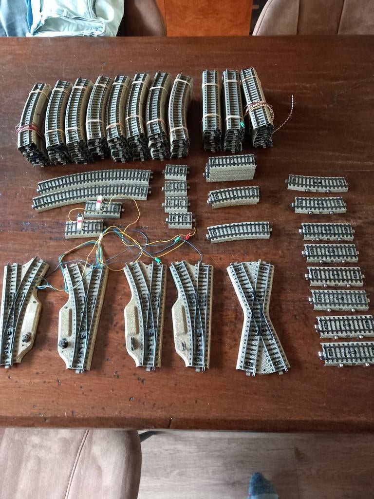 Marklin analoog rails partij, Hobby en Vrije tijd, Modeltreinen | Overige schalen, Wisselstroom, Gebruikt, Rails, Ophalen of Verzenden