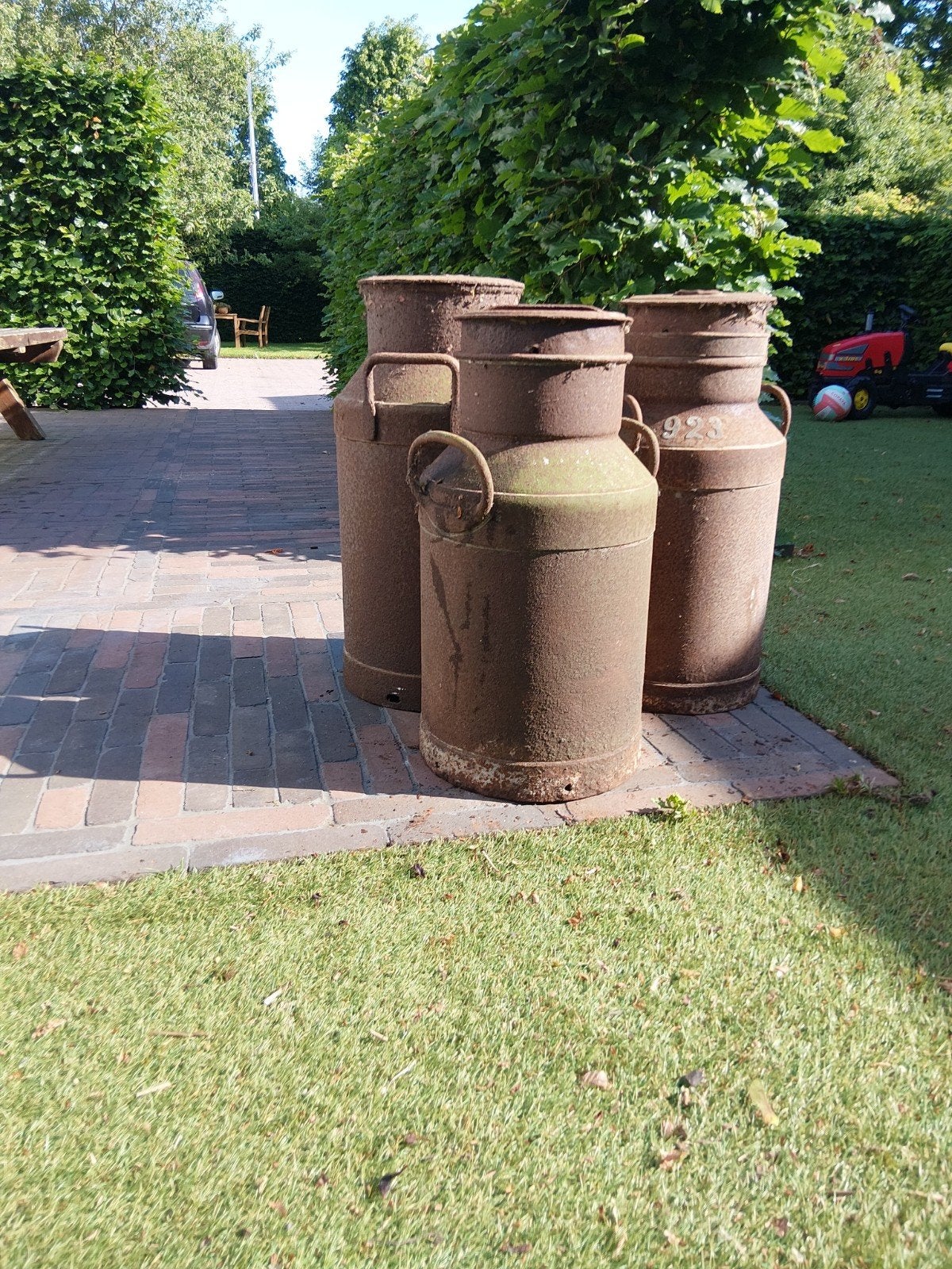 Melkbussen., Tuin en Terras, Tuinwanddecoratie, Ophalen