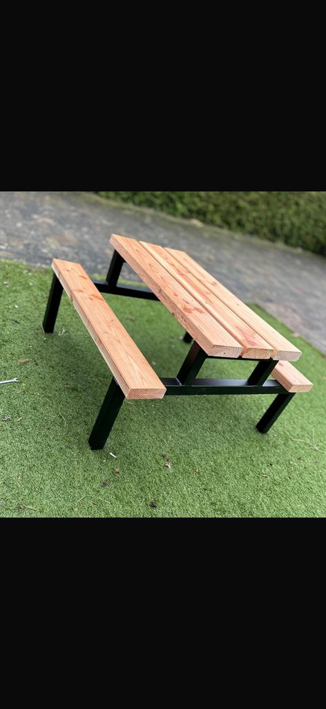 Picknickbank voor de kids, Tuin en Terras, Picknicktafels, Kinderpicknicktafel, Nieuw, Ophalen of Verzenden, Rechthoekig