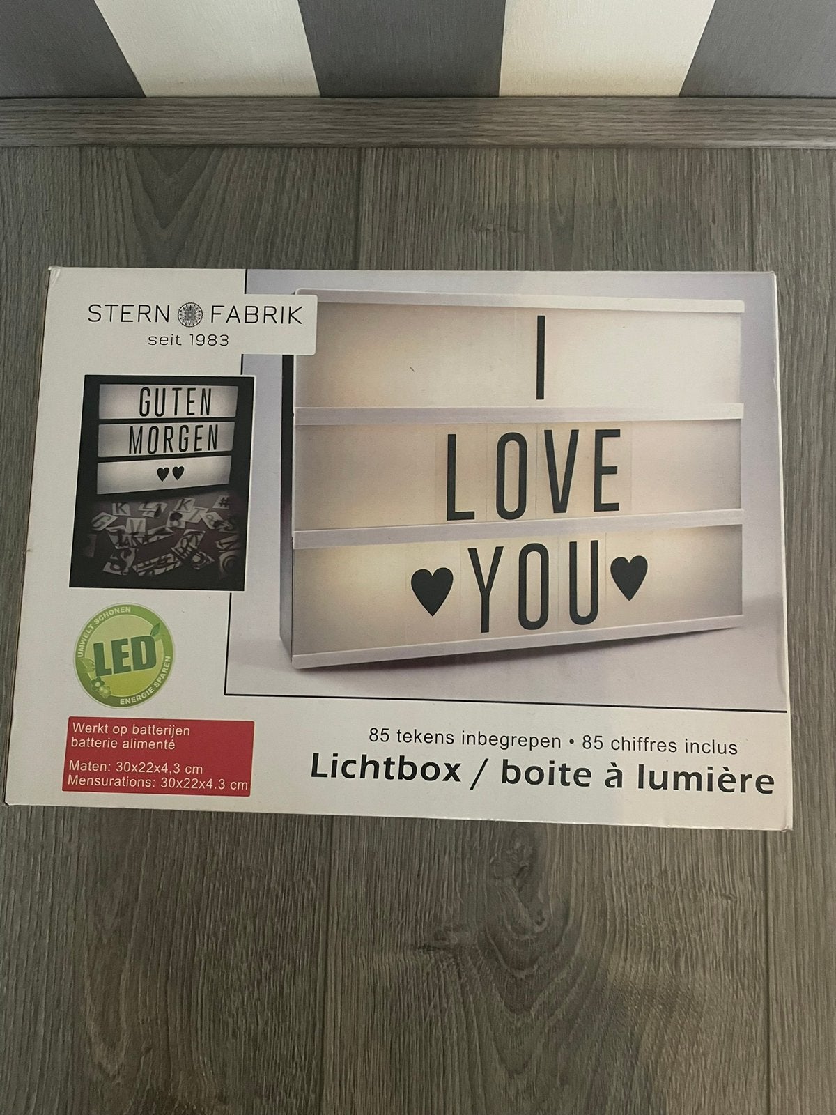 Lightbox als nieuw lichtbox, Tekstbord, Ophalen of Verzenden, Zo goed als nieuw, Kunststof