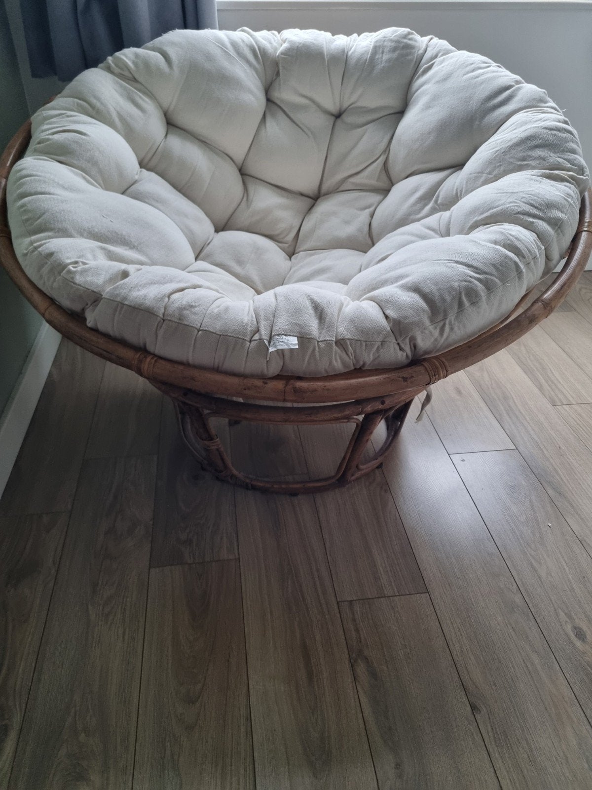 rotan loungestoel, Huis en Inrichting, Ophalen, Zo goed als nieuw, Riet of Rotan, 100 tot 125 cm
