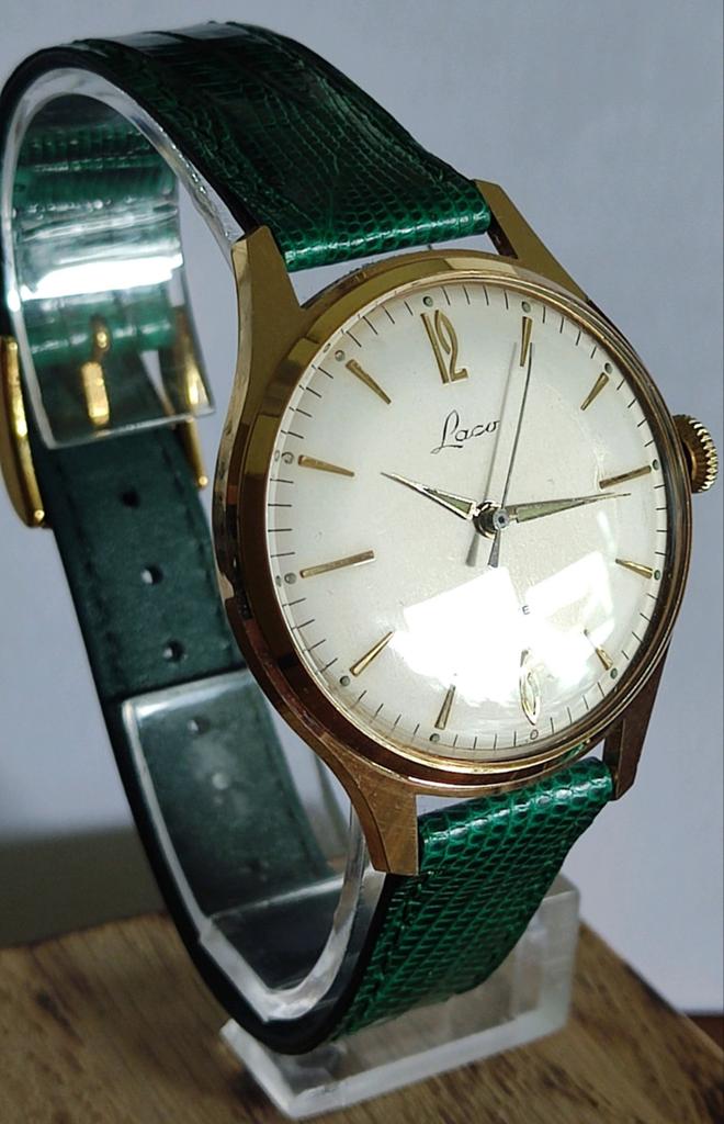 Laco vintage horloges met nieuwe service, Ophalen of Verzenden, Staal, Overige merken, 1960 of later