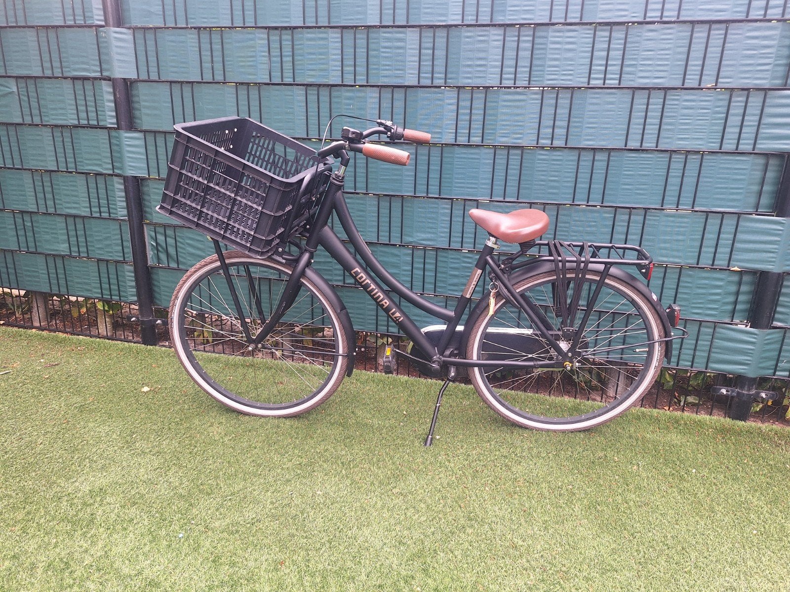 Cortina U4 Transportfiets 26 inch - Zwart, Gebruikt, Velgrem, Versnellingen, 50 tot 53 cm
