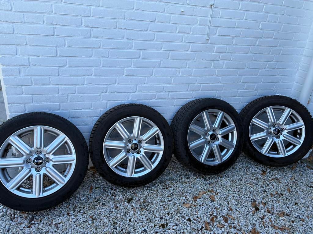 Licht metalen velgen Mini Cooper, Ophalen, Gebruikt, 16 inch, Banden en Velgen