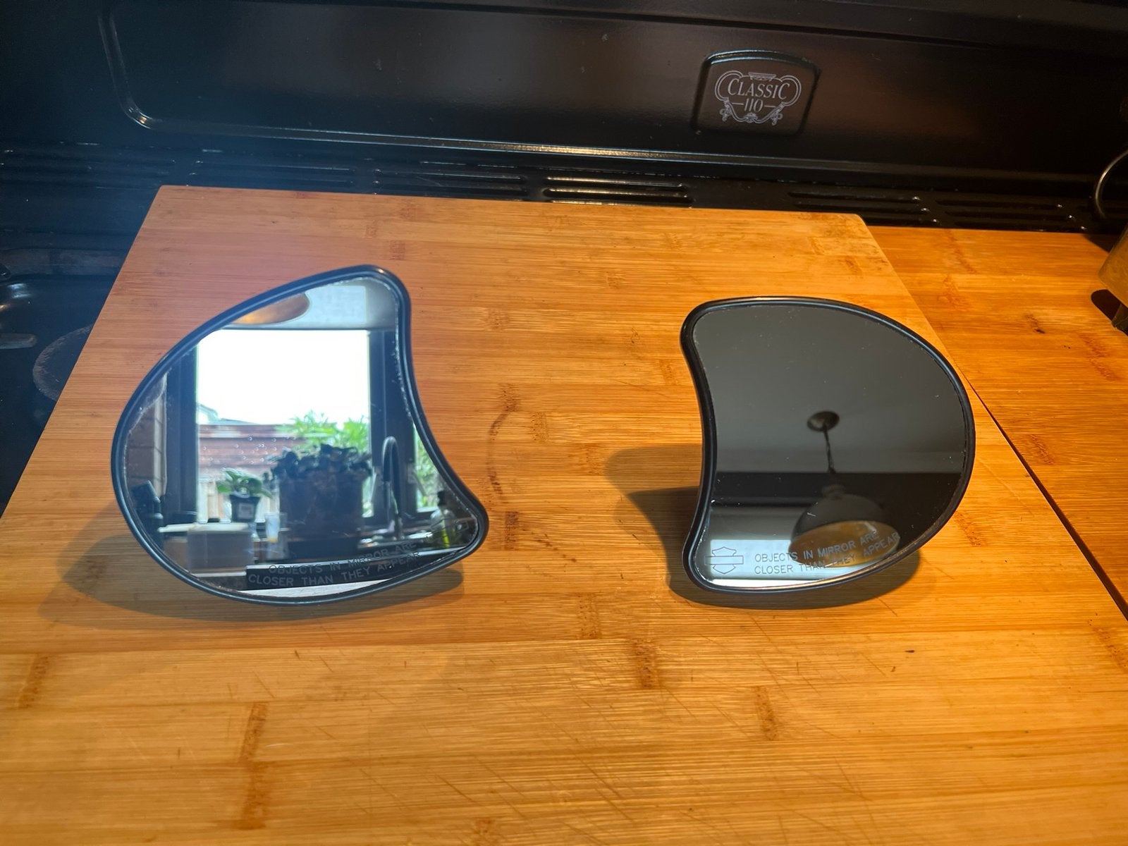 Harley davidson streetglide Batwing spiegels vanaf 2014, Motoren, Ophalen of Verzenden, Gebruikt