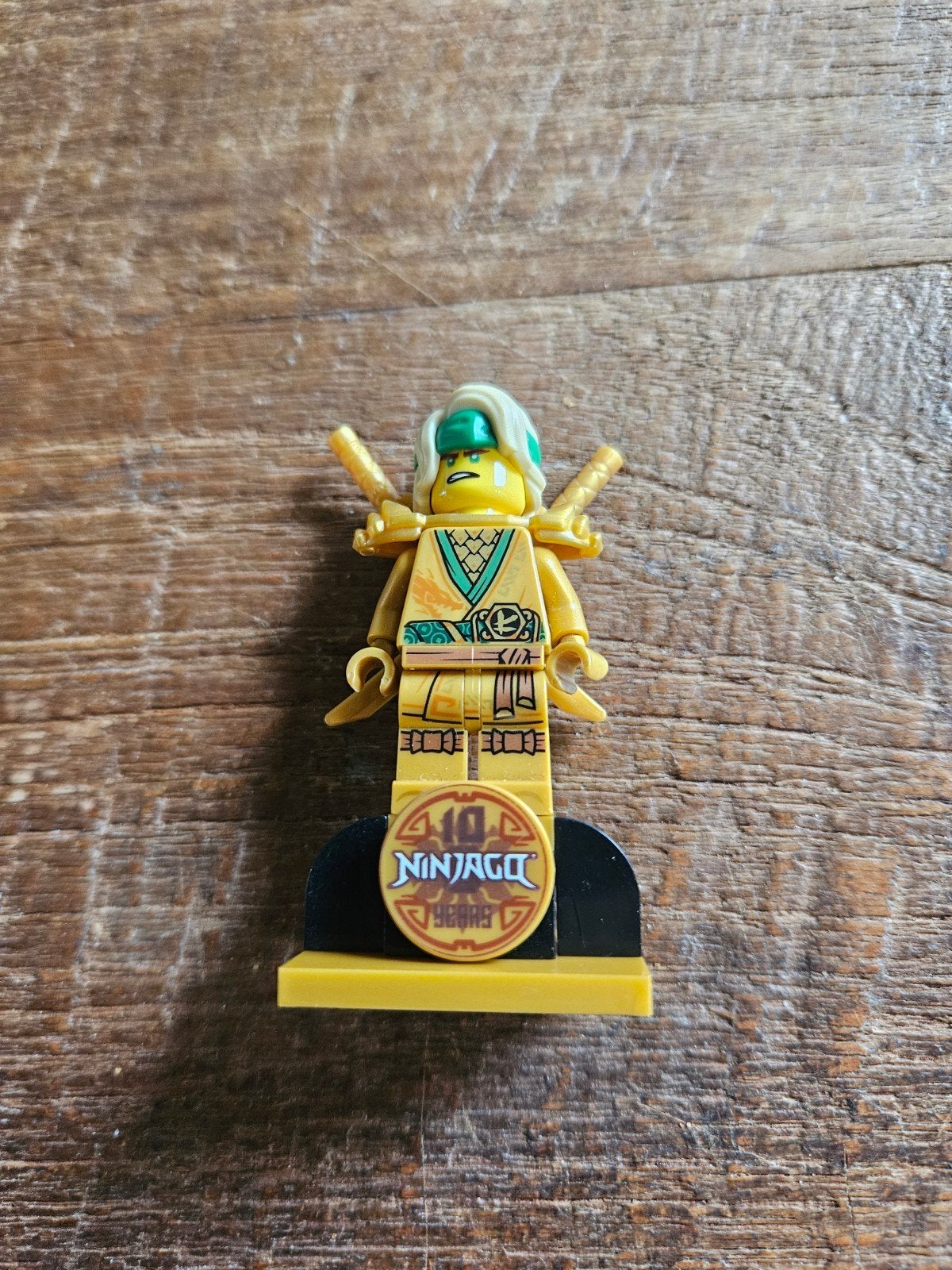 LEGO Ninjago Lloyd Minifiguur (njo640) 10-jarig Jubileum, Ophalen of Verzenden, Zo goed als nieuw