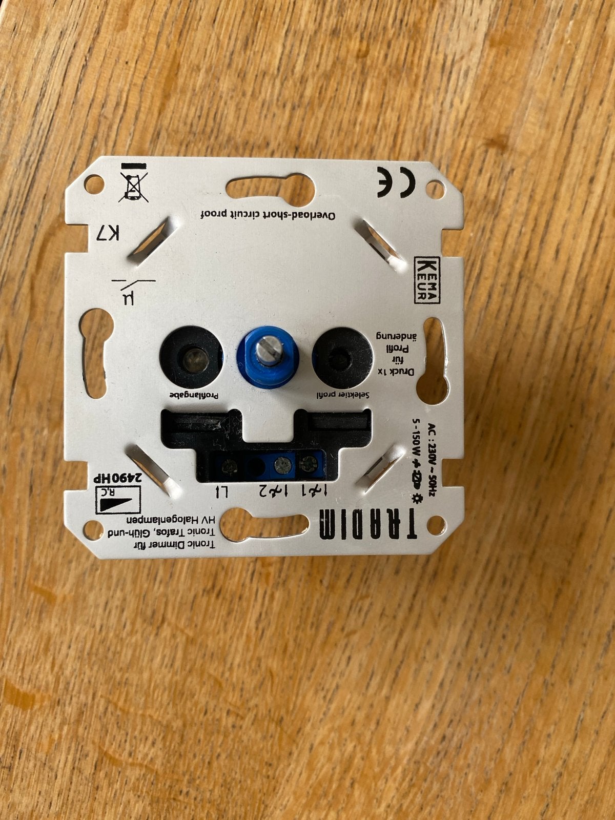 Tradic Dimmer voor Tronic Trafos, Gloei- en Halogeenlampen, Ophalen of Verzenden, Gebruikt, Overige merken, Dimmer