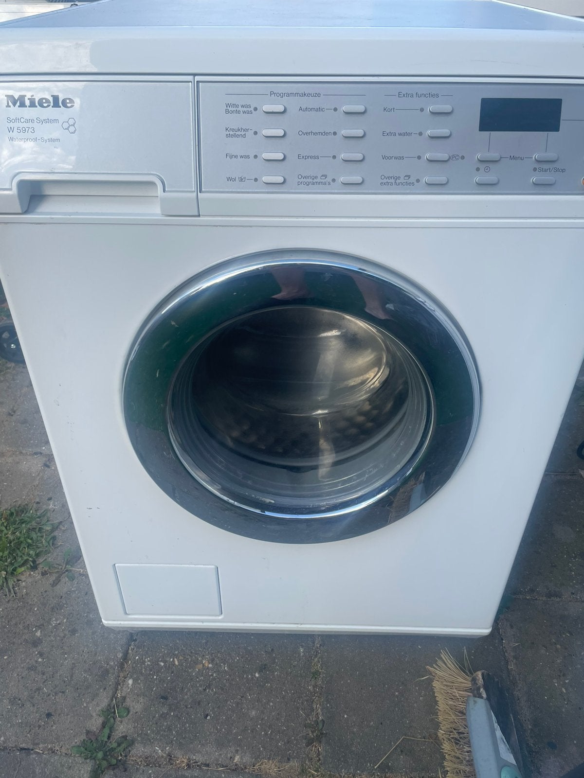 2 keer miele, Ophalen, Gebruikt, 1200 tot 1600 toeren, Minder dan 85 cm