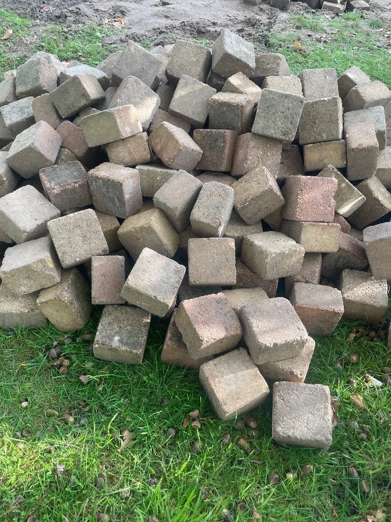 Koppelstones, Tuin en Terras, Ophalen, Gebruikt, Klinkers, 10 m² of meer