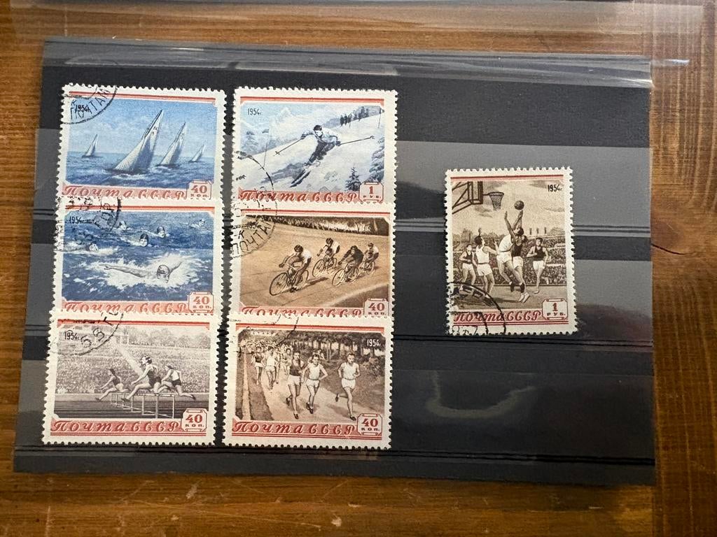 Postzegels Rusland Soviet Unie CCCP - 1954, Ophalen of Verzenden
