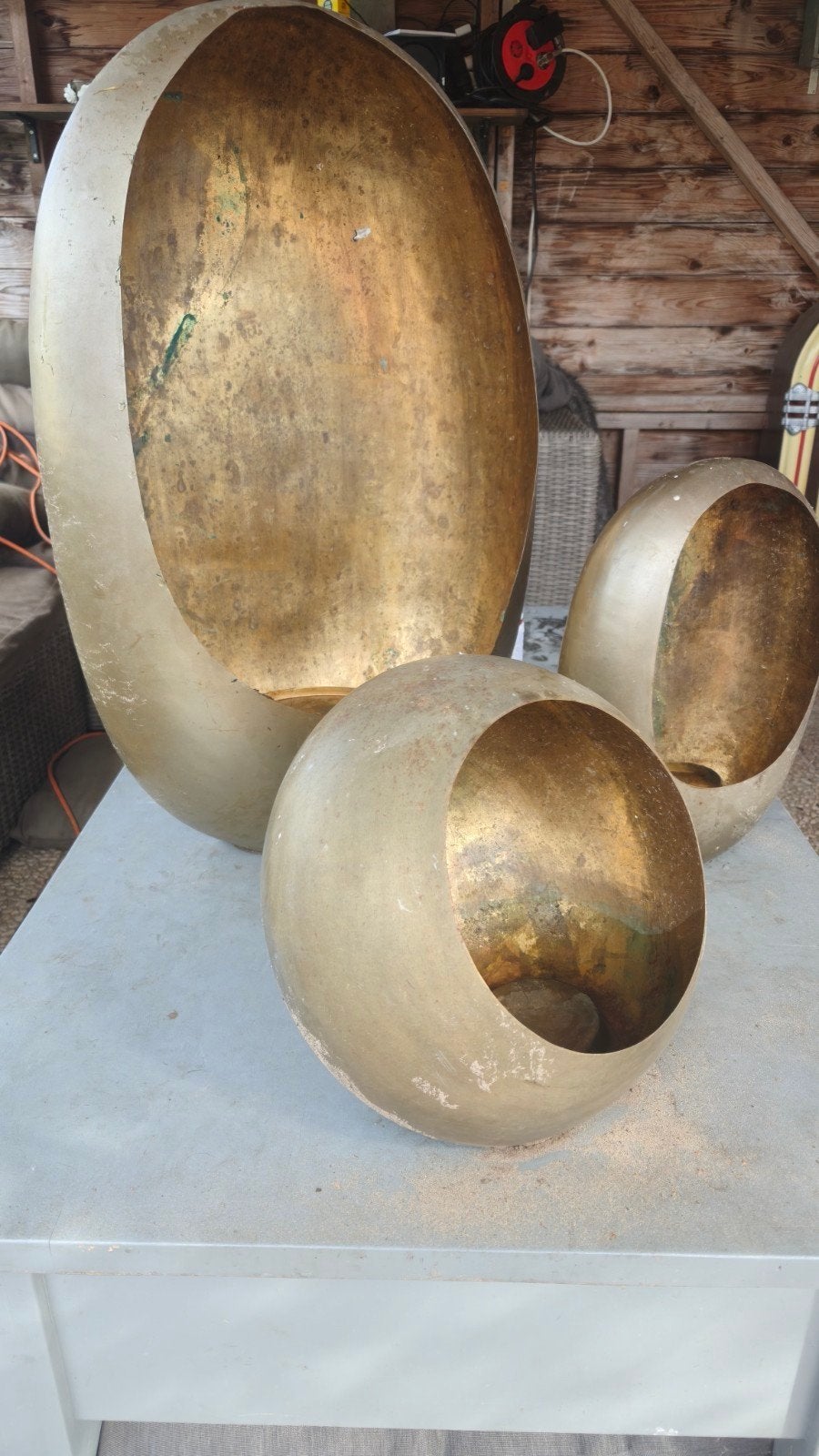 3 egg kandelaars, Ophalen of Verzenden, Nieuw, Overige materialen