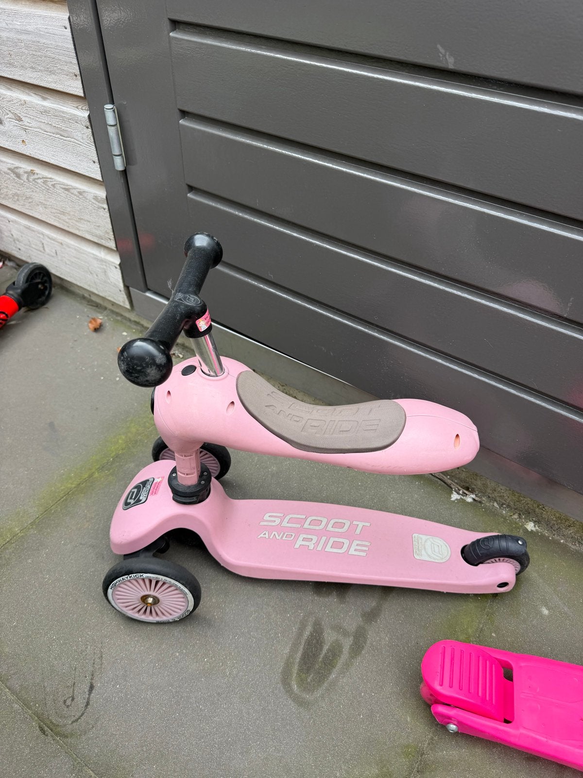 Roze Scoot and Ride step/loopfiets - Gebruikt, maar veel ple, Ophalen, Gebruikt, Gewone step