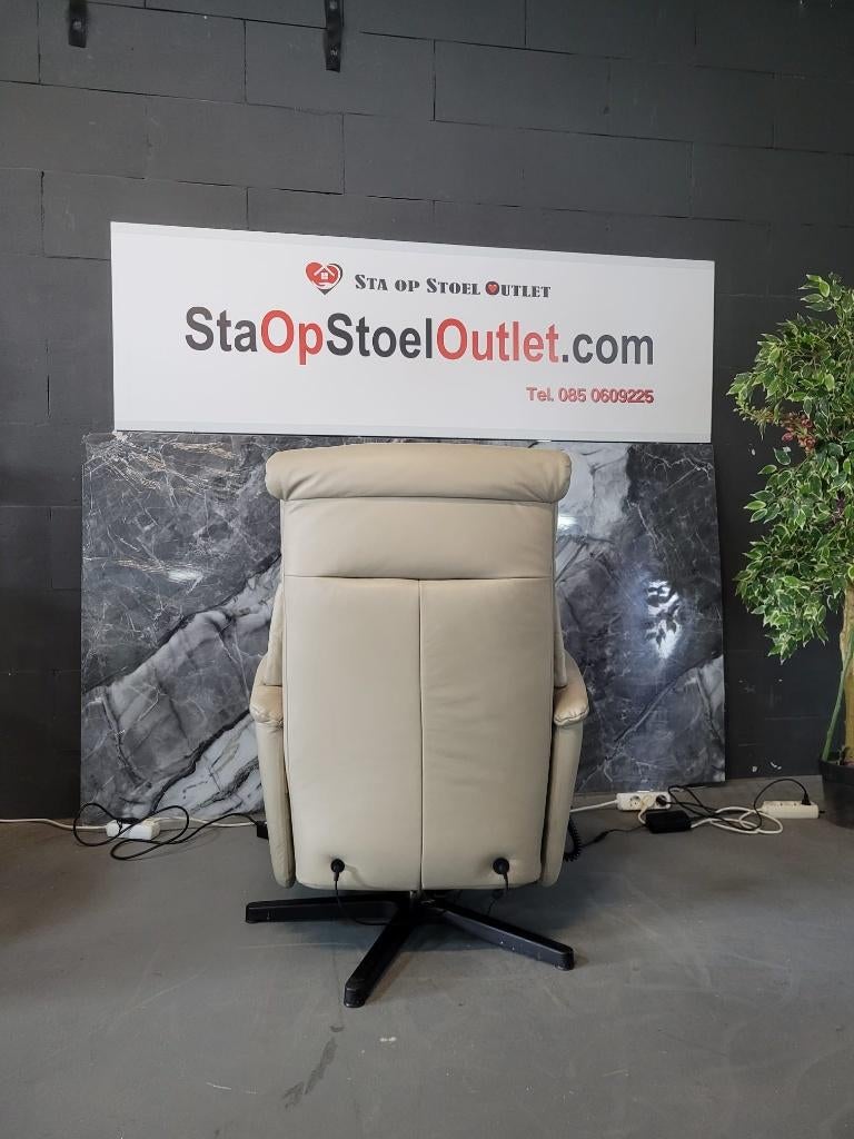 Staopstoel Goteborg Leder met lumbaalknop, Minder dan 50 cm, Minder dan 75 cm, Leer, Ophalen of Verzenden