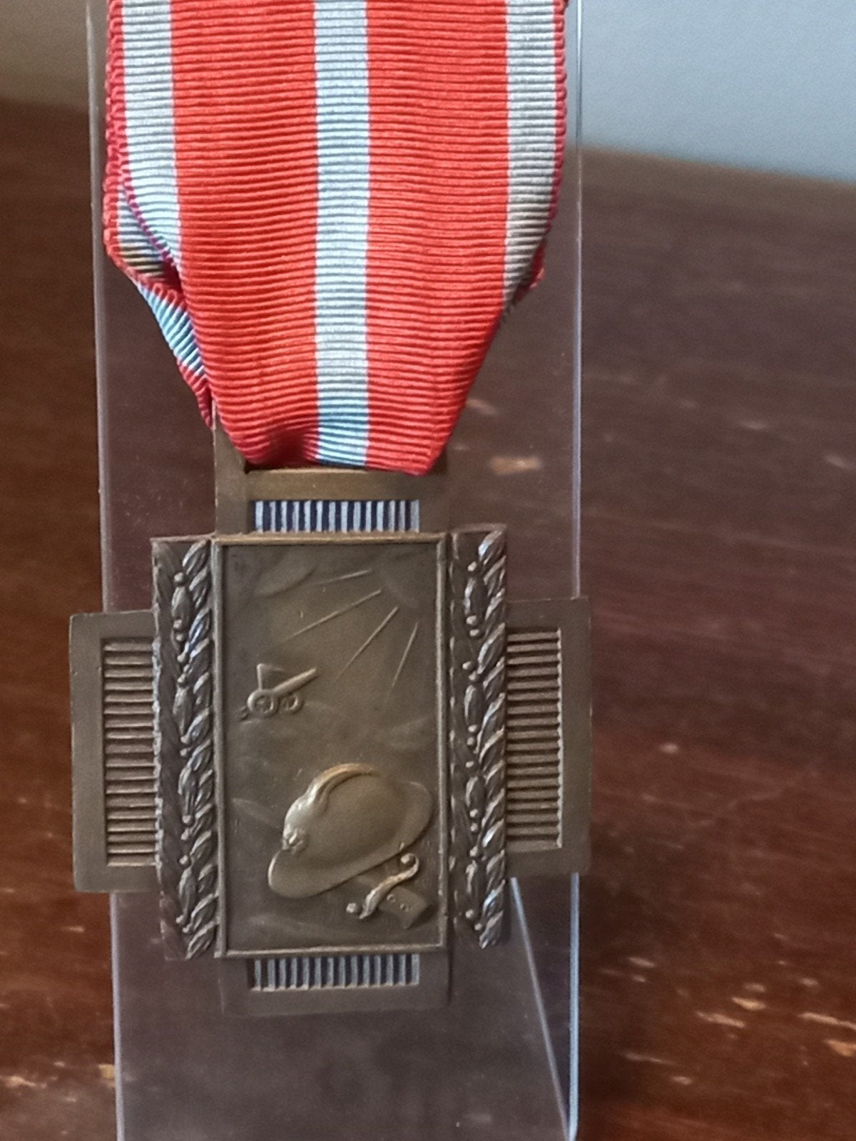 WO1 Belgische Vuurkruis Medaille 1914-1918, Ophalen of Verzenden
