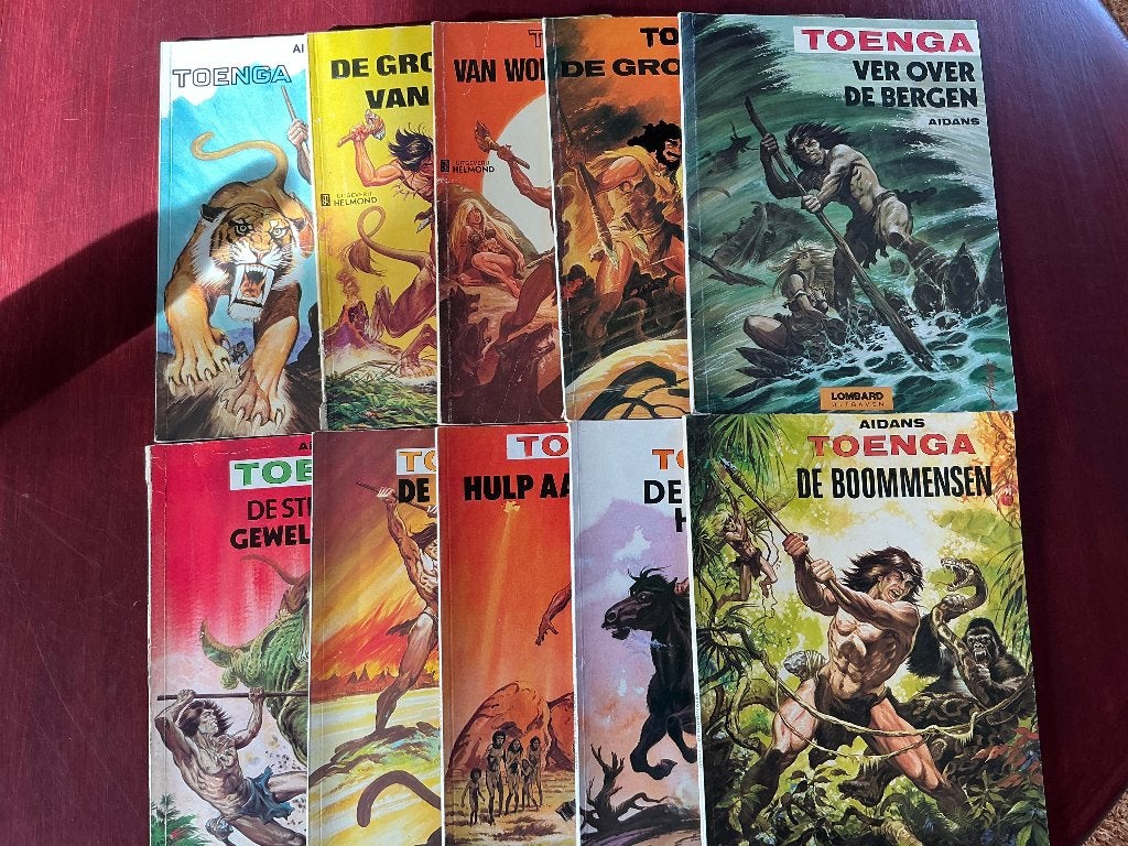 Toenga, Boeken, Meerdere stripboeken, Ophalen of Verzenden, Gelezen