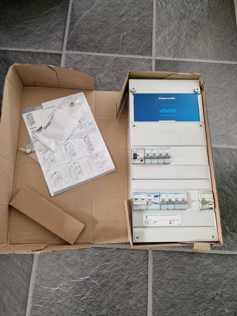 Hager 1 fase meterkast, Ophalen of Verzenden, Gebruikt, Overige typen