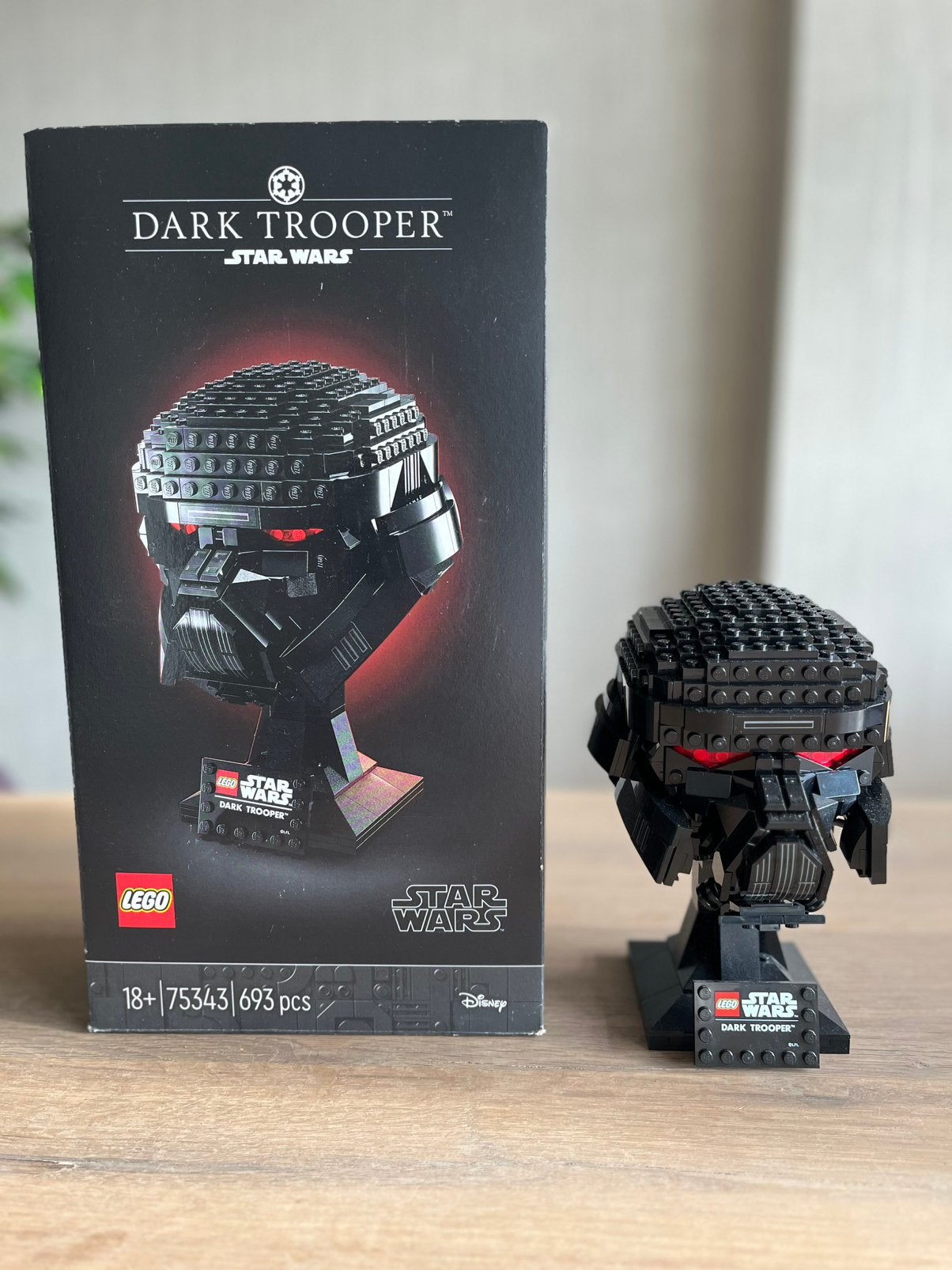 Legoset 75343 Dark Trooper Star Wars helm, Star Wars, Lego, Ophalen of Verzenden, Zo goed als nieuw