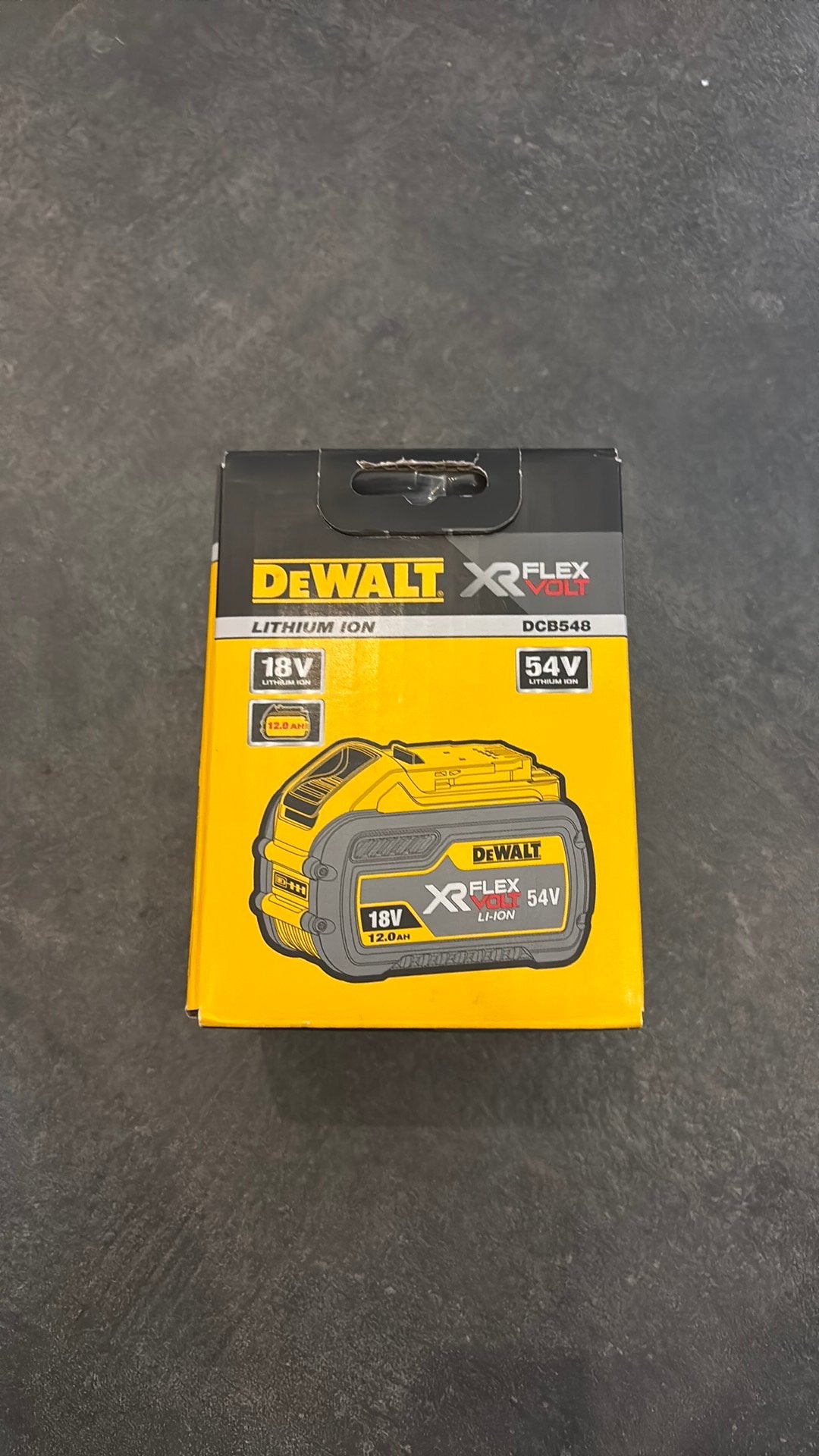 Dewalt 12ah flexvolt accu (18v/54v), Ophalen, Nieuw