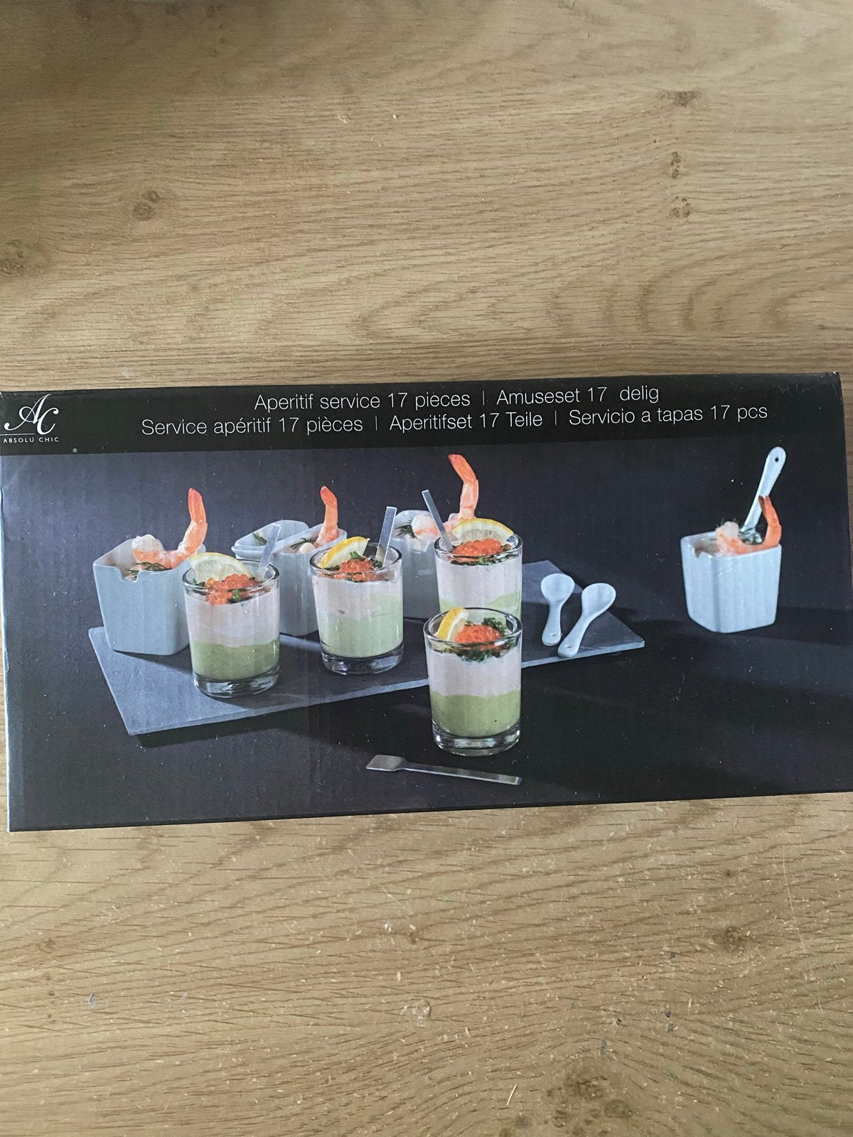 Amuseset 17-delig - Absolu Chic - Nieuw in doos, Huis en Inrichting, Overige merken, Overige typen, Nieuw, Ophalen of Verzenden