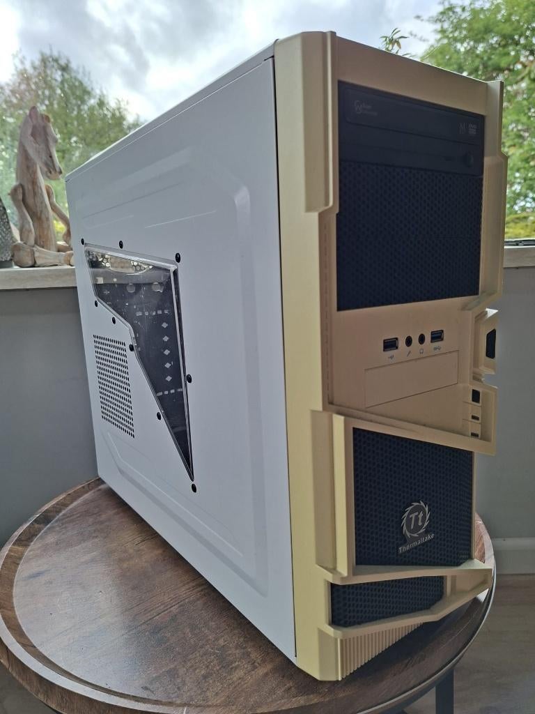 PC set AMD A8 / 8GB RAM / SSD + 1TB + Dell monitor., Gebruikt, Met monitor, 8 GB, Zelf gebouwde pc