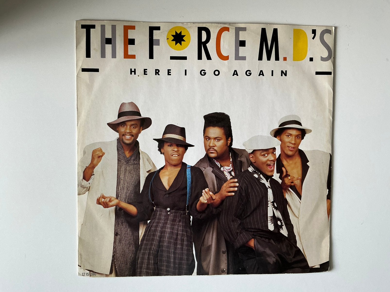Force MD's – Here I Go Again 12” electro soul, Gebruikt, Overige typen, Fotohoes, Ophalen of Verzenden