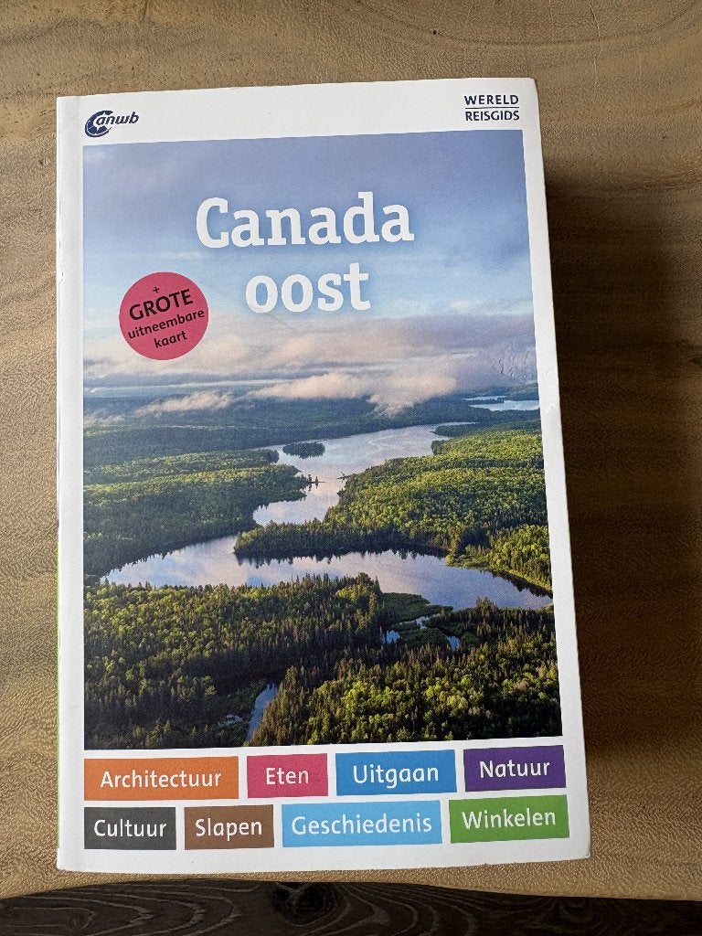 Wereldreisgids - Canada oost, Ophalen of Verzenden, Zo goed als nieuw, Reisgids of -boek, Noord-Amerika