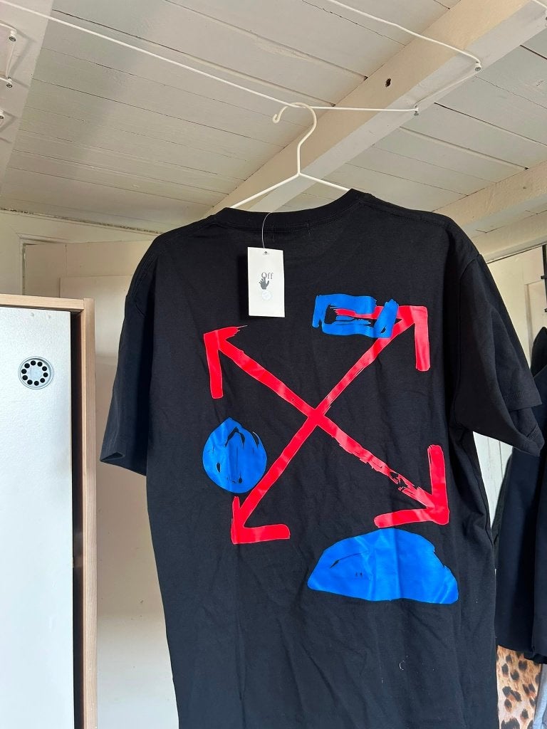Off-White Paint Arrows T-shirt, Maat 52/54 (L), Off-White, Verzenden, Zwart