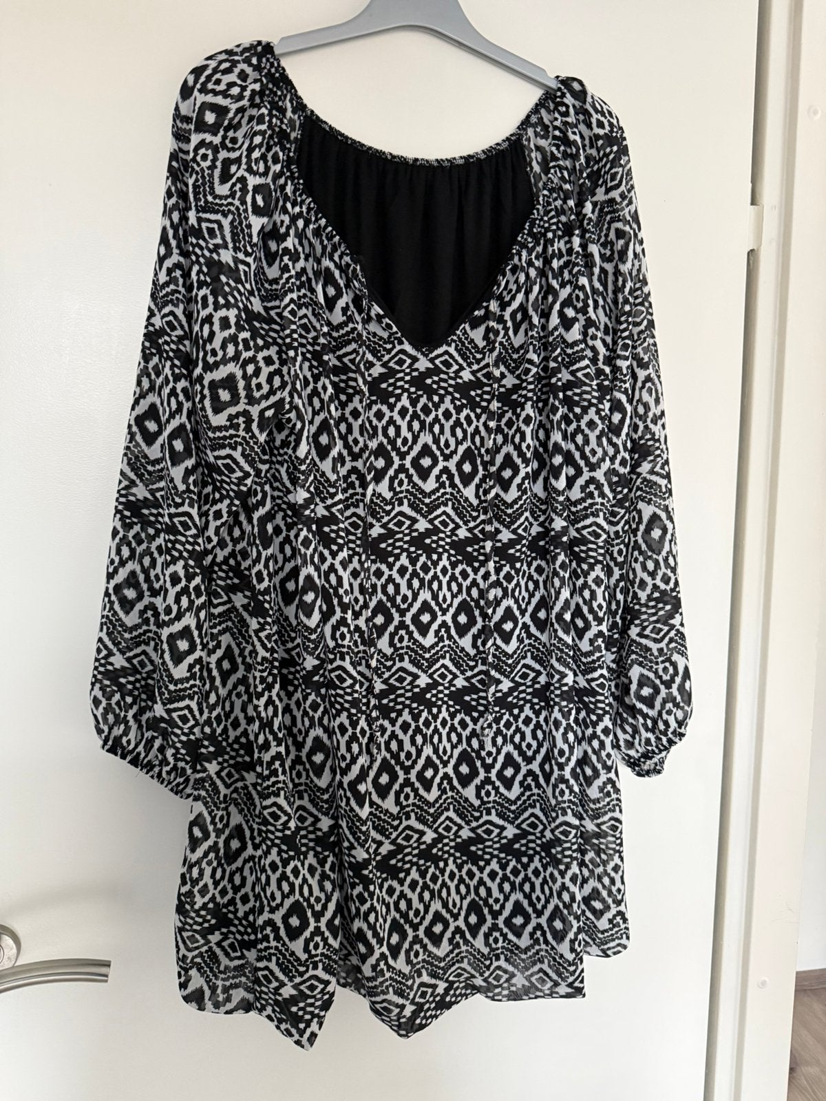 Ballon blouse, Ophalen of Verzenden, Zo goed als nieuw, Zwart, Blouse of Tuniek
