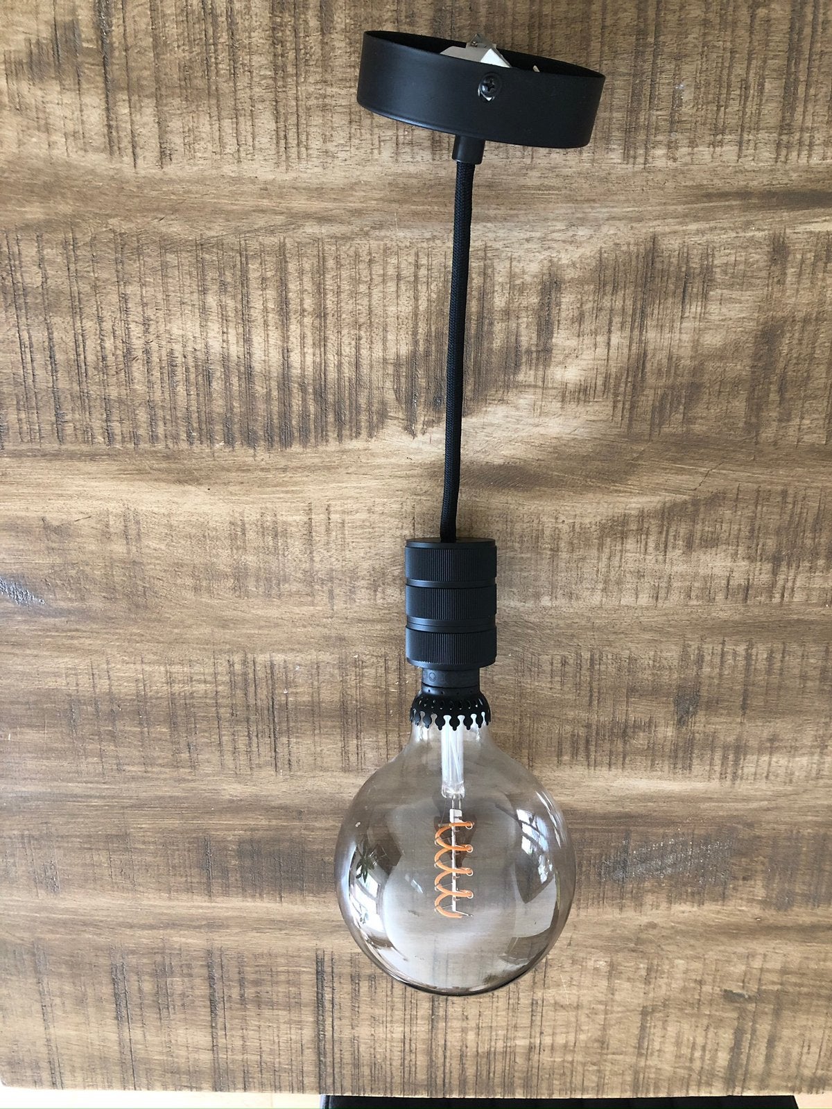 Hanglamp industriële stijl, Huis en Inrichting, Lampen | Hanglampen, Ophalen, Zo goed als nieuw