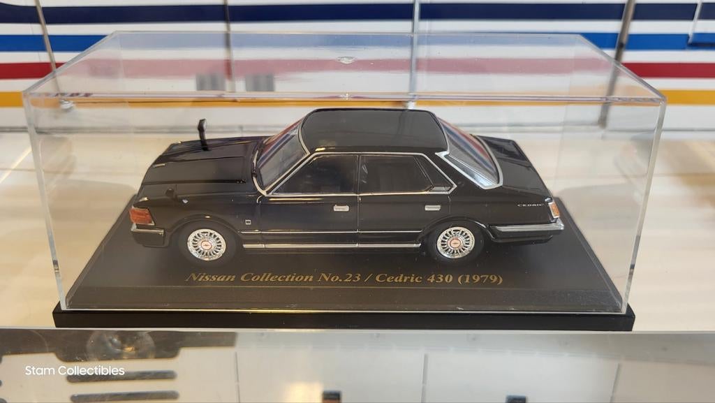 Norev Japan Nissan Cedric 430 Black - 1979, Auto, Norev, Ophalen of Verzenden, Zo goed als nieuw