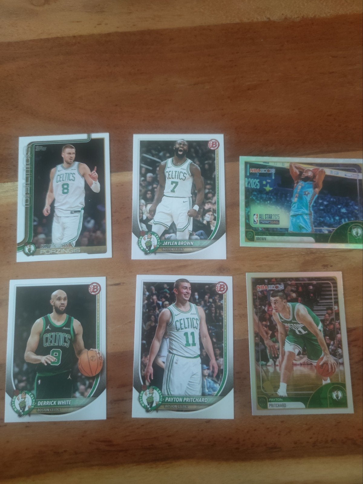 Boston Celtics NBA Kaarten - Jaylen Brown, Porzingis, White, Verzamelen, Sportartikelen en Voetbal, Ophalen of Verzenden