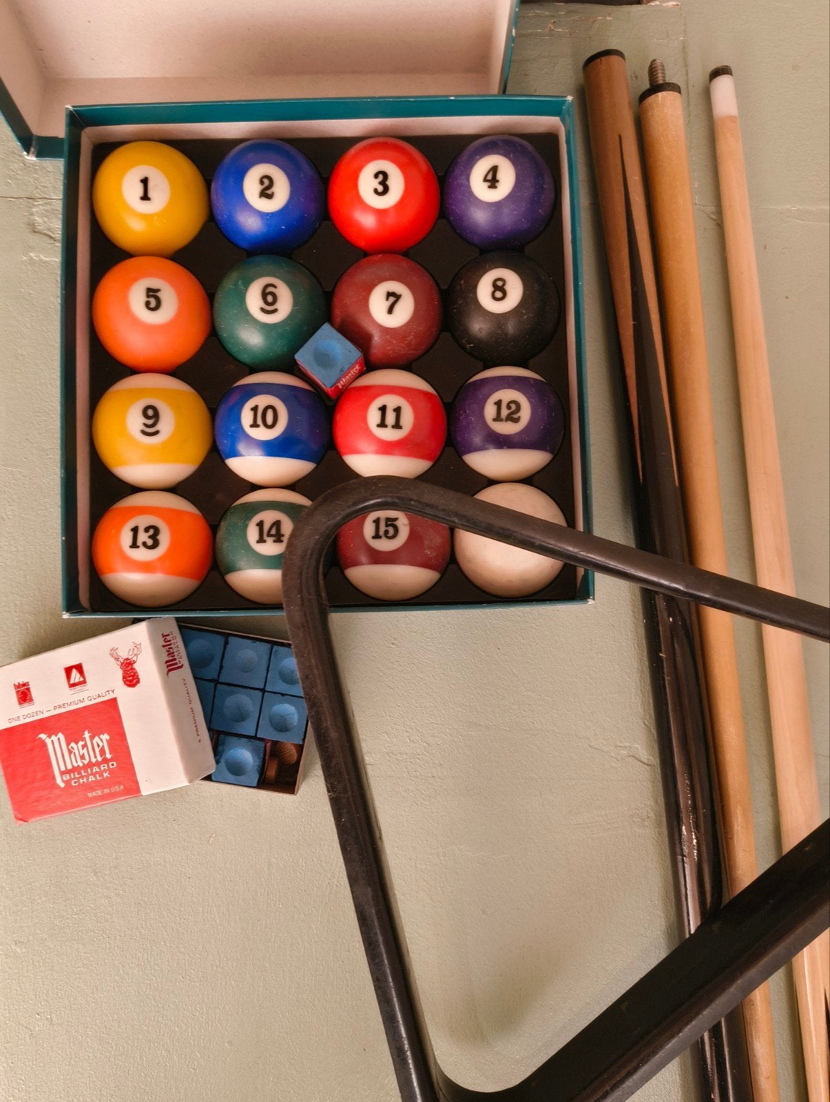 pool set, Ophalen, Gebruikt, Pooltafel