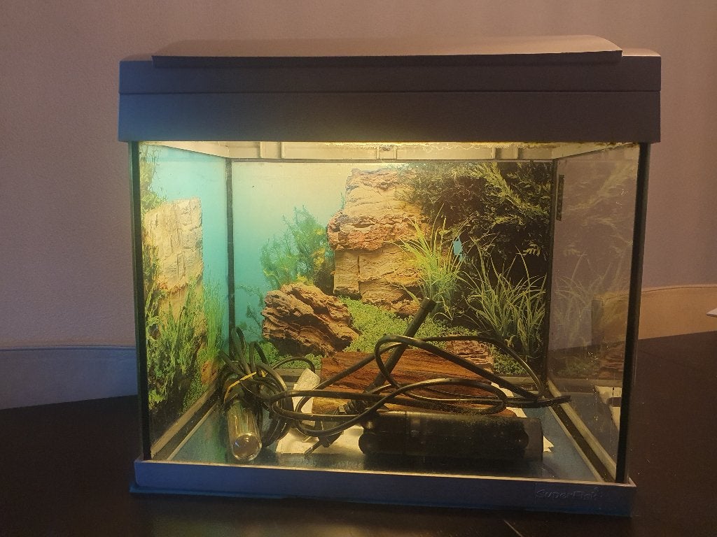 Aquarium 20 liter, Ophalen, Verwarming, Gebruikt, Leeg aquarium