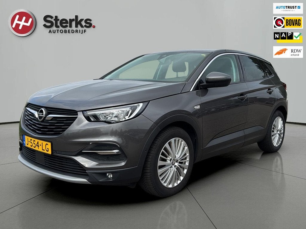 Opel Grandland X 1.2 Turbo Innovation CLIMAAT CONTROL HALF L, Auto's, Opel, Voorwielaandrijving, Gebruikt, 1199 cc, Leder en Stof
