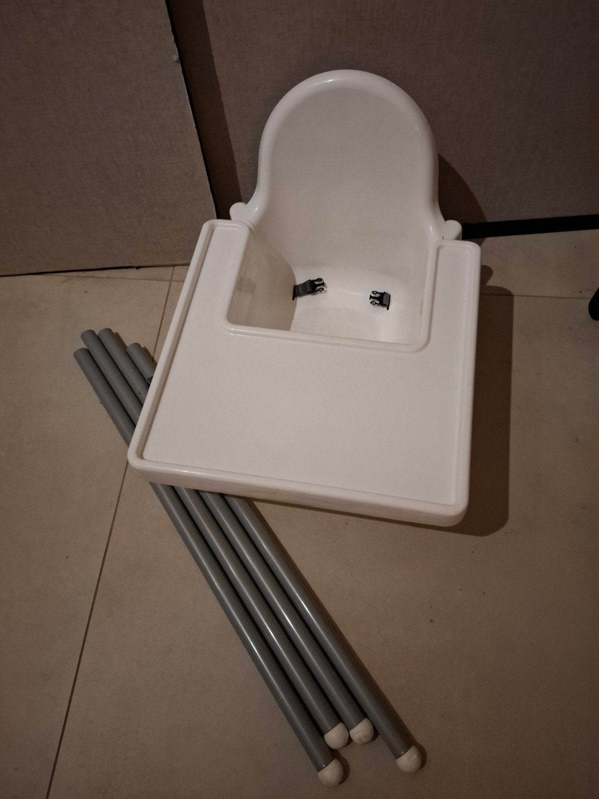 IKEA Antilop kinderstoel met gordel en afneembaar blad, Ophalen, Gebruikt, Overige typen, Afneembaar eetblad