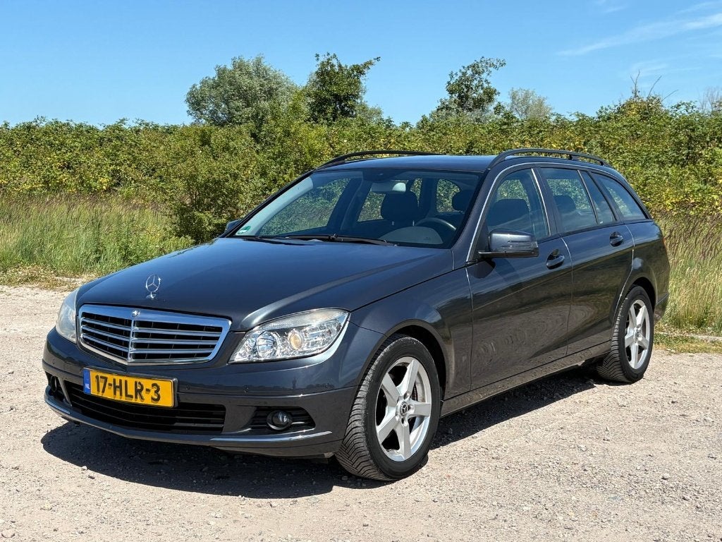 Mercedes-Benz C-Klasse 1.8 C180 Kompr. Estate AUT 2009 Grijs, Auto's, Automaat, 1800 kg, 1796 cc, Origineel Nederlands
