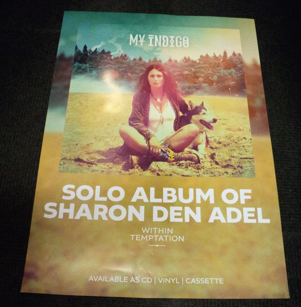 Sharon den Adel PROMO POSTER Within Temptation My Indigo, Verzamelen, Sharon den Adel, Verzenden, NvT, Poster, Artwork of Schilderij