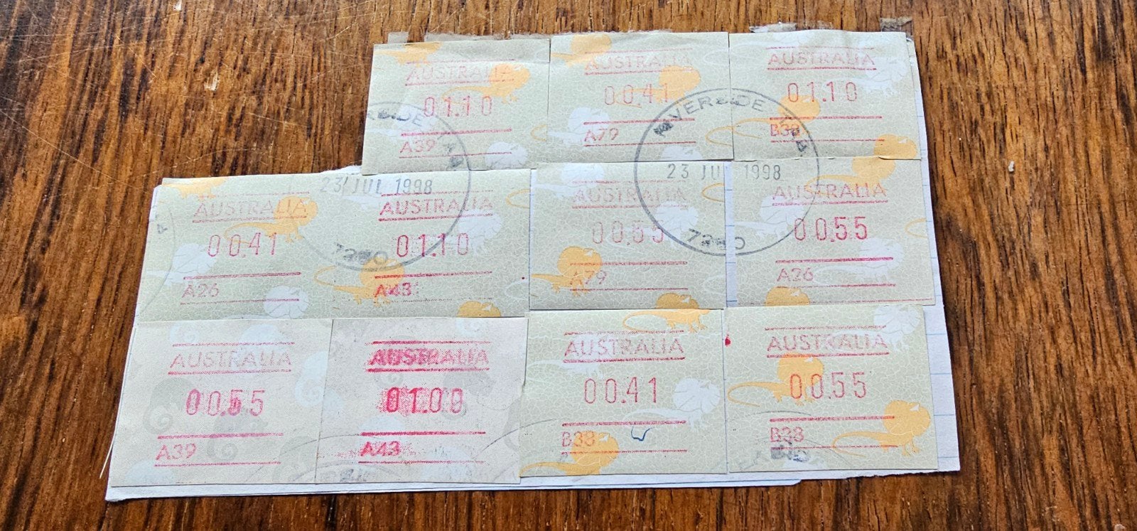 11 Gestempelde Frama Postzegels Australië, Verzenden, Gestempeld