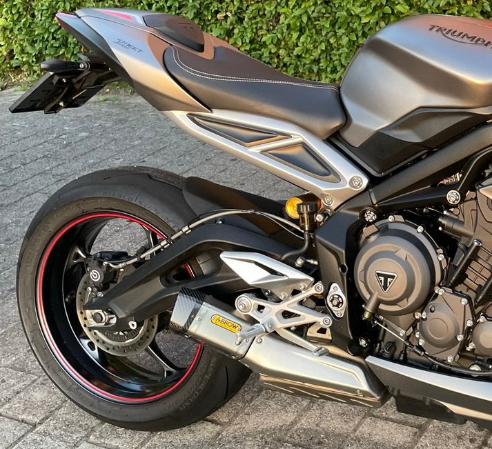 Triumph Arrow slip on sportdemper Street Triple 2017-2019, Ophalen of Verzenden