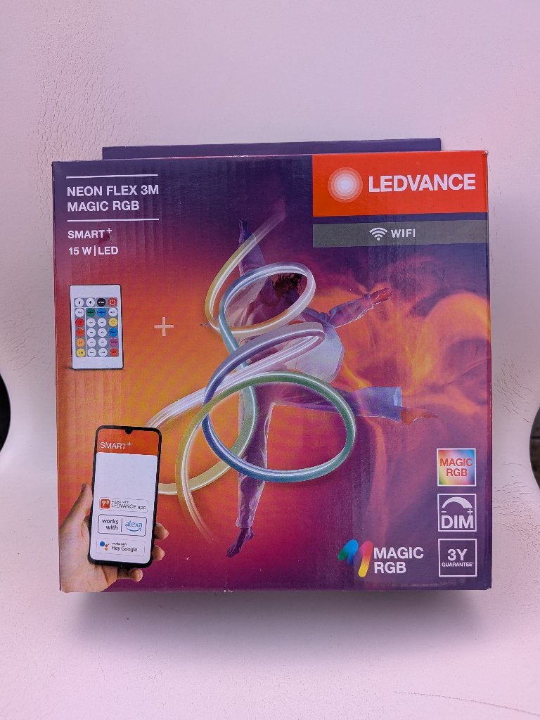 Ledvance Smart Wifi Neon Outdoor Flex LED-Strip | RGB | 3m, Led-lamp, Minder dan 30 watt, Nieuw, E27 (groot)
