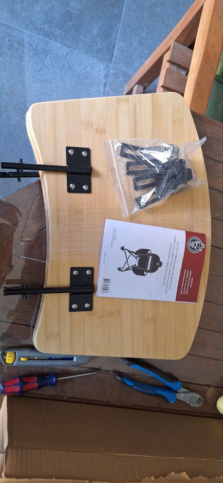 zij tafel urban chef medium kamado, Tuin en Terras, Barbecue-accessoires, Ophalen, Nieuw, Urban Chef