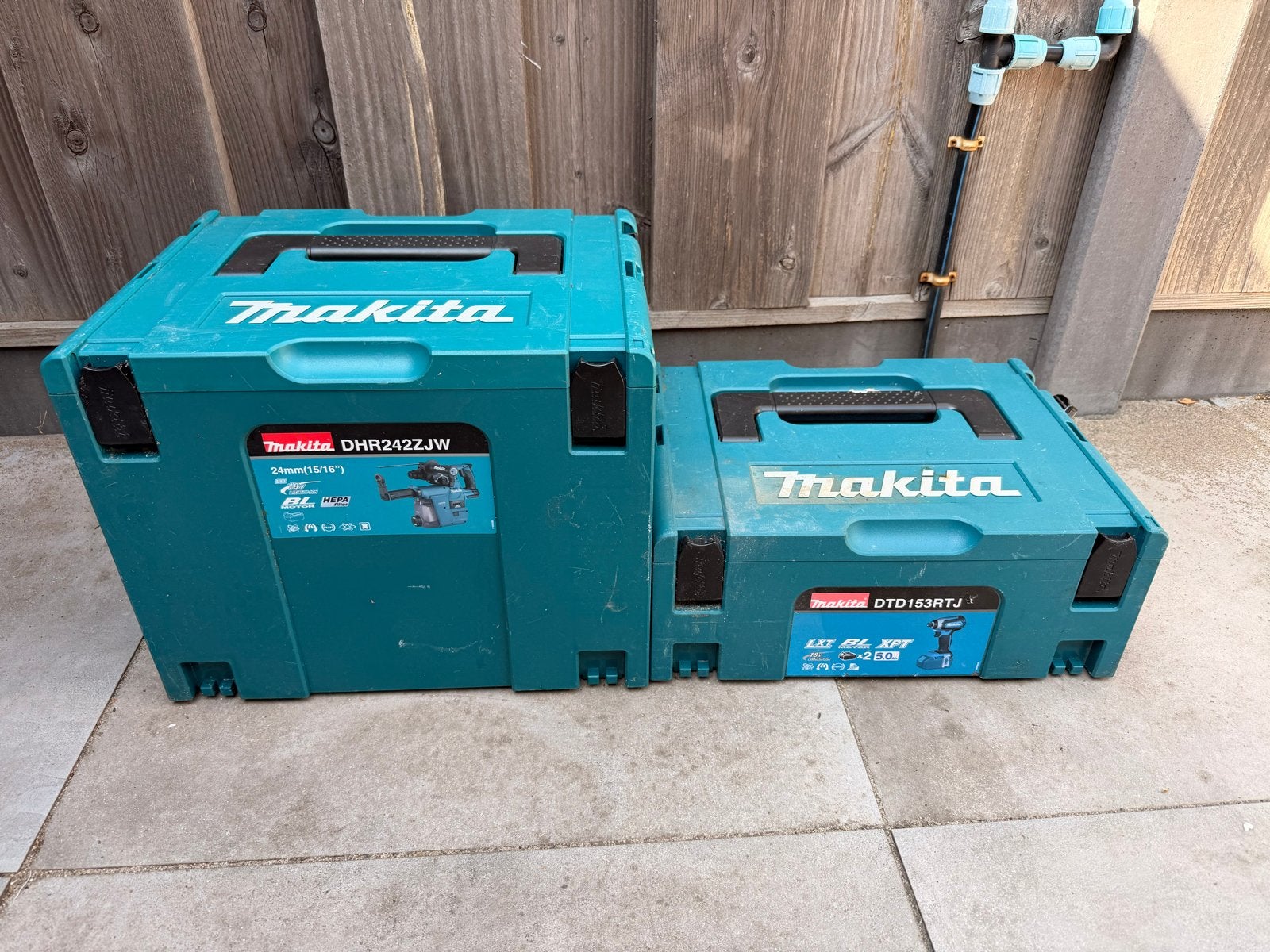 Makita Mbox - 2 stuks, Ophalen of Verzenden, Gebruikt, Gereedschapsopslag, Makita