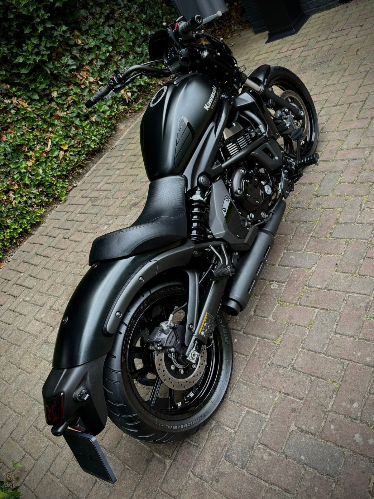 Zeer mooie Kawasaki VULCAN S 650 ABS 2018 full black, Motoren, Motoren | Kawasaki, Bedrijf, Chopper, meer dan 35 kW, 2 cilinders